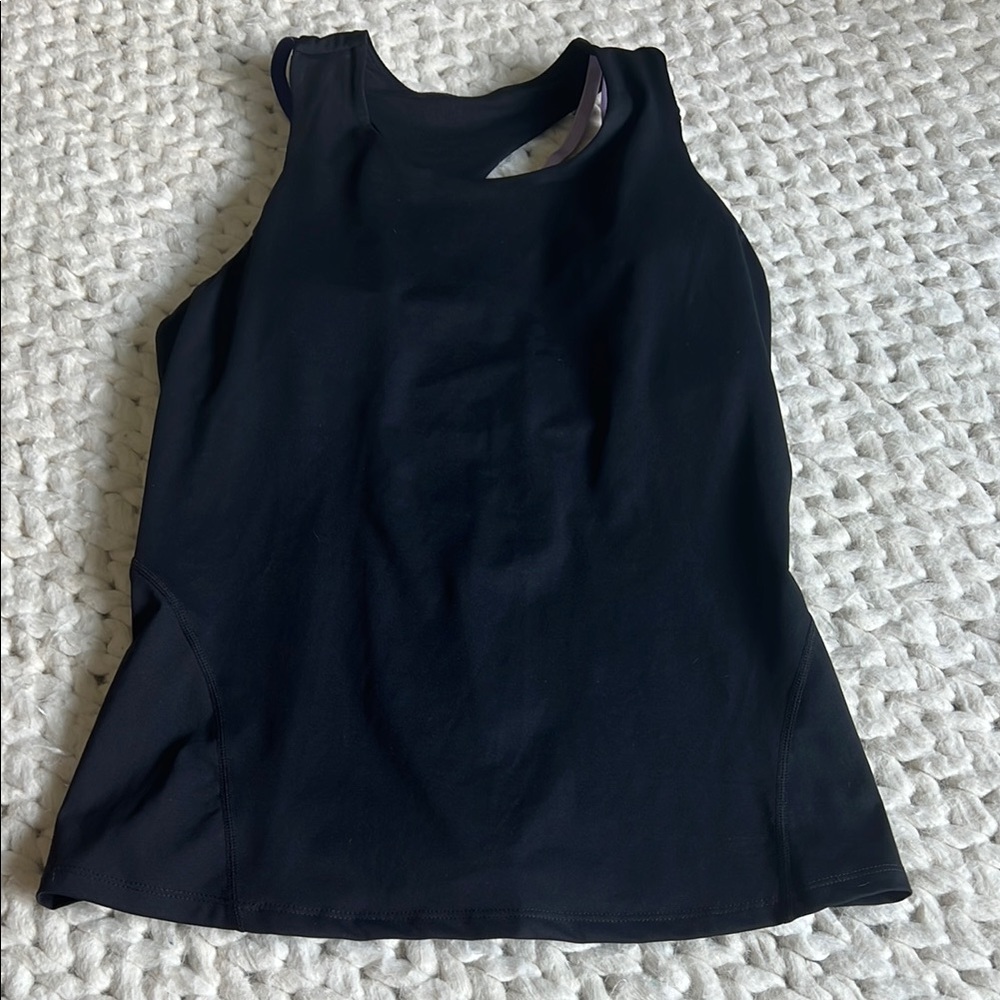 Women's Black Athletic Tank Top